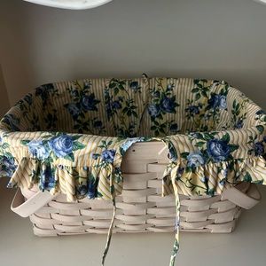 Longaberger Medium Market Yellow vine liner